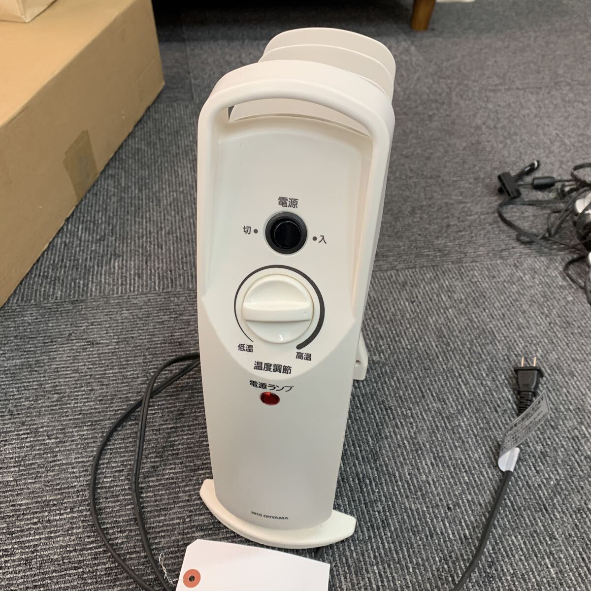 6449 アイリスオーヤマ ミニオイルヒーター オイルヒーター デロンギ POH-505K-W OHYAMA