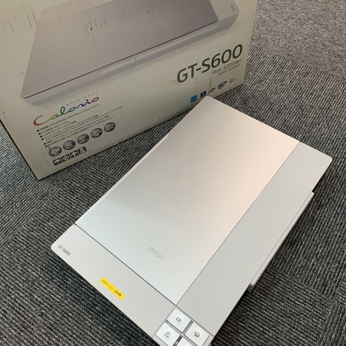 482 EPSON エプソン スキャナー フラットベッドスキャナー カラリオ スキャナ GT-S600 通電確認済み