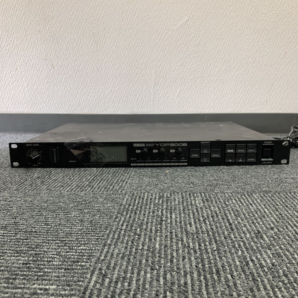 521 YAMAHA ヤマハ マルチエフェクター 音響機器 グラフィックイコライザー YDP-2006 通電のみ現状