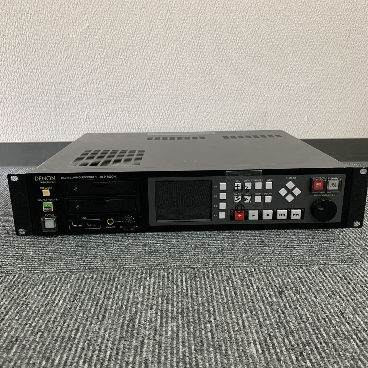 513 DENON デノン SWITCHER ミニディスクレコーダー オーディオセレクター DN-H4600N 通電のみ現状