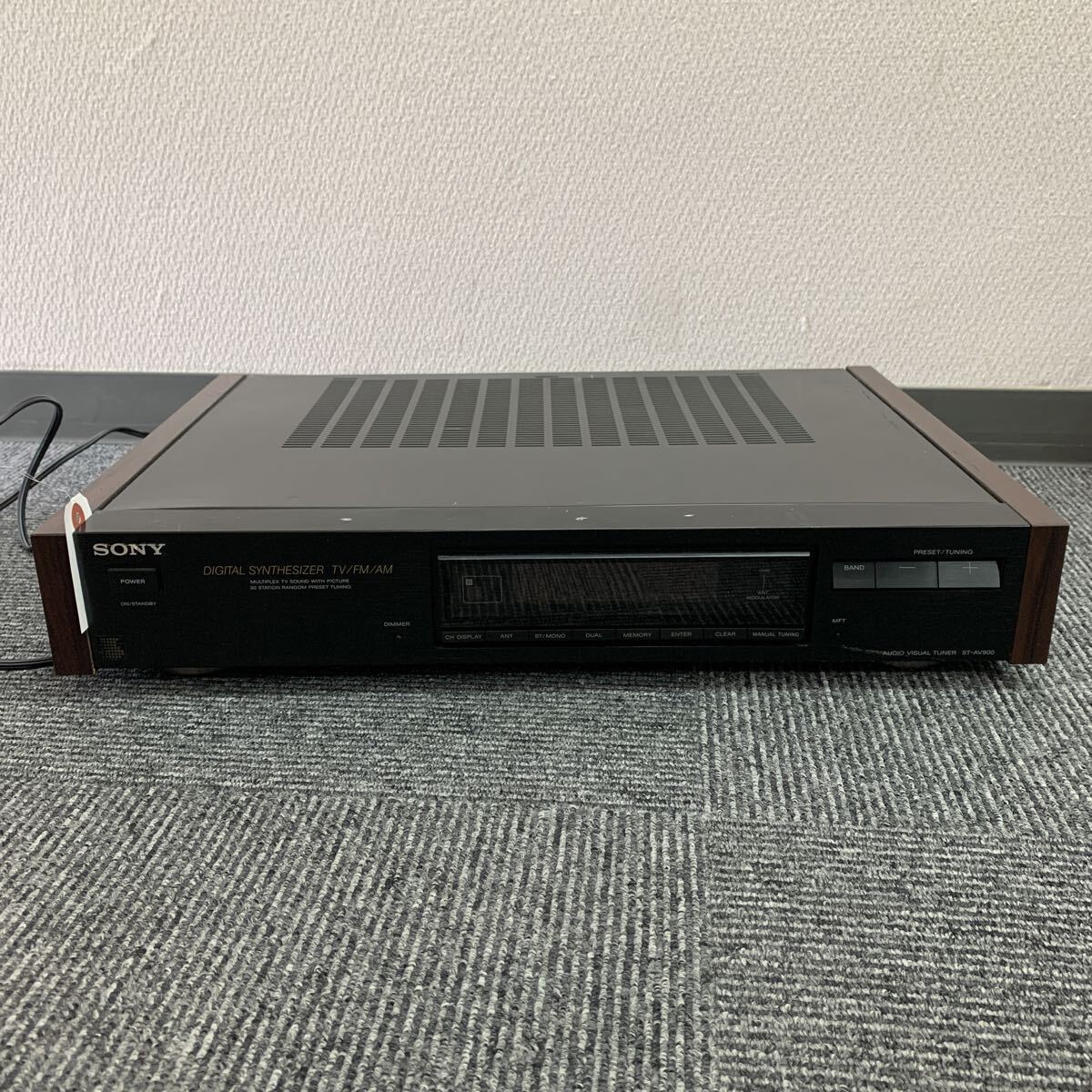 11 SONY ソニー ステレオパワーアンプ ST-AV900 通電のみ現状