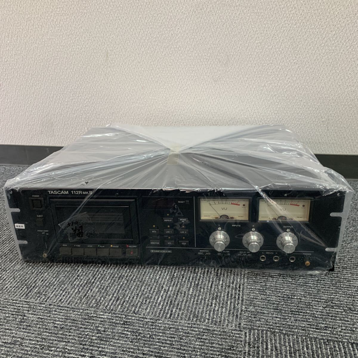 510 TASCAM タスカム 音響機器 オーディオ機器 カセットデッキ STEREO CASSETTE 112RMKⅡ 通電のみ現状