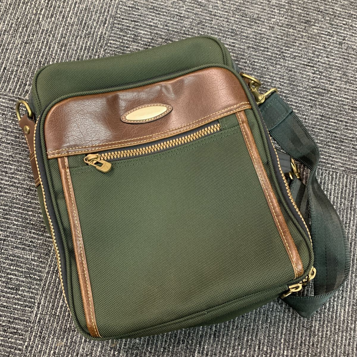 6587 Samsonite サムソナイト ショルダーバッグ ビジネスバッグ ショルダー バッグ 鞄 グリーン 