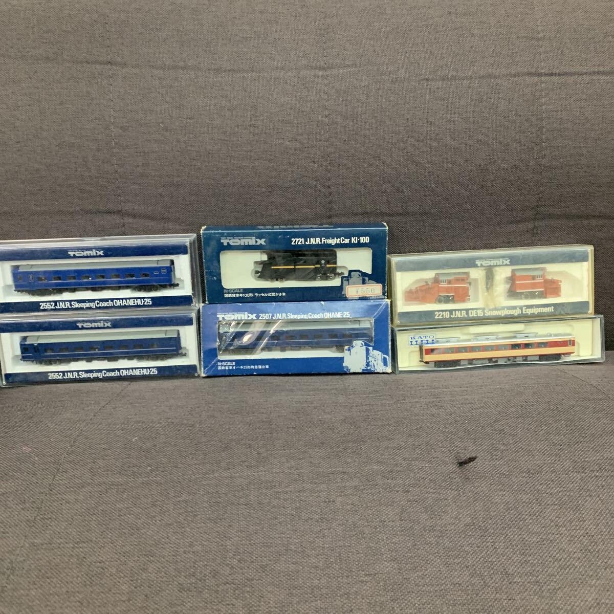 16 TOMIX トミックス KATO カトー Nゲージ 鉄道模型 国鉄客車オハネ25形　6064-3 キハ80 2552JNR 国鉄貨車キ100形　ラッセル式雪かき車