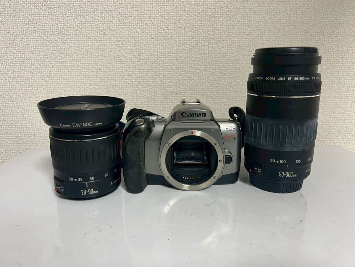 6572 Canon EOS EF キャノン kiss7 90-300mm 1:4.5-5.6 28-90mm 1:4-5.6