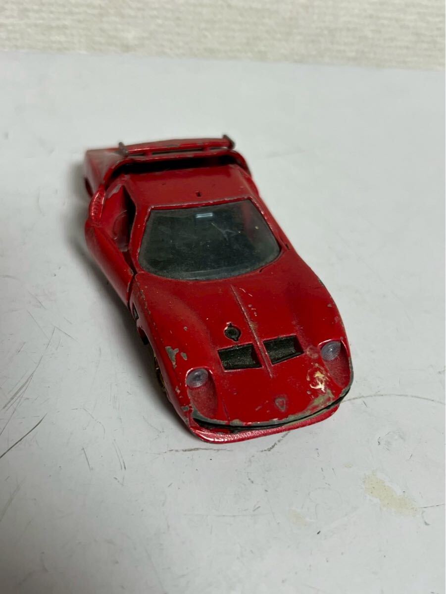 6494 ランボルギーニ 昭和レトロ品 赤 レッド 1/45 スケール 45分の1 現状