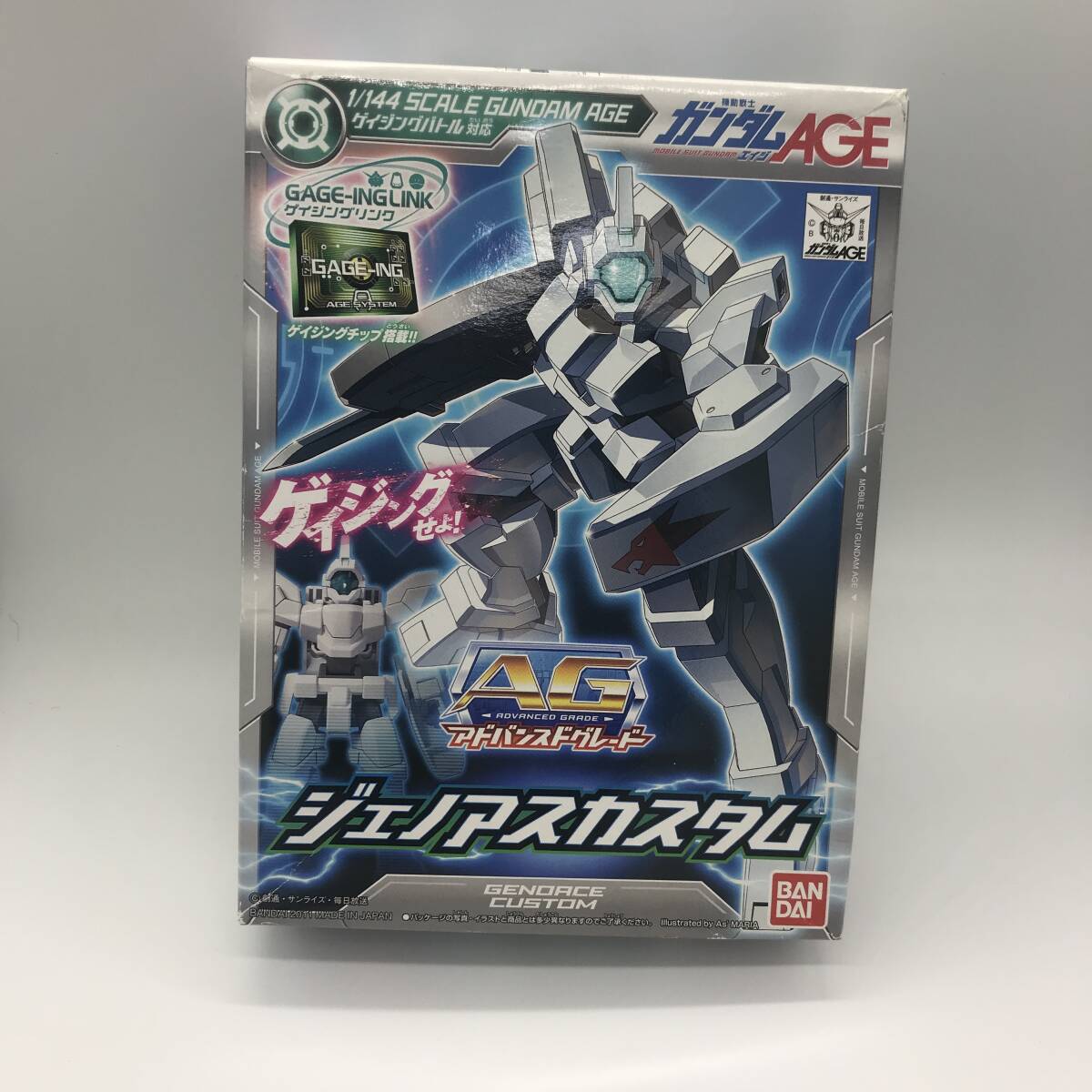 【ガンプラ】1/144 SCALE GUNDAM AGE ゲイジングバトル対応 機動戦士ガンダム AGE AGアドバンスドグレード ジェノアスカスタム　ガンダム