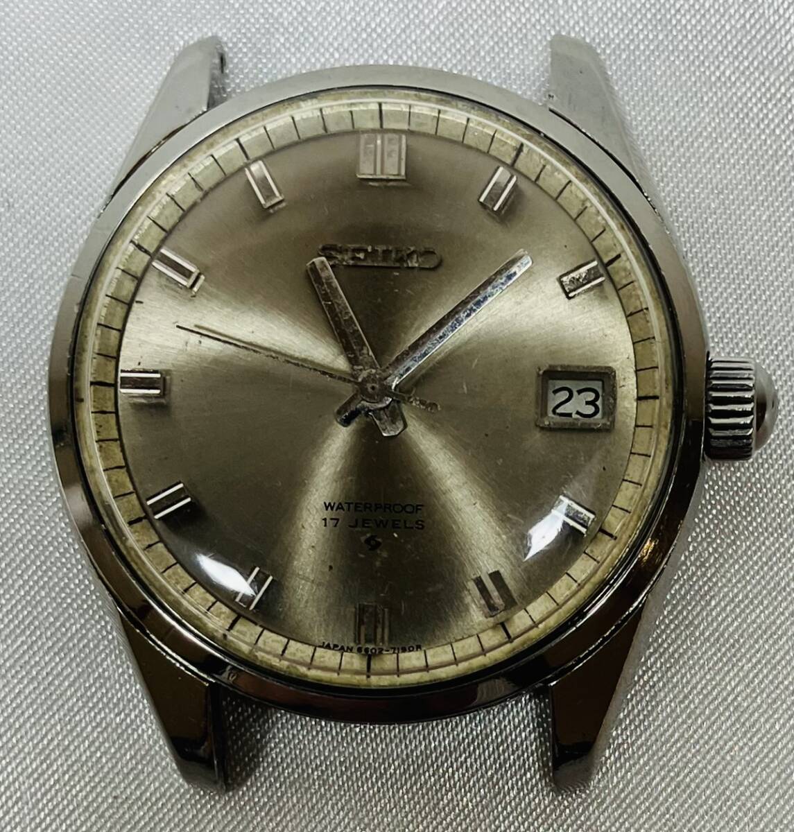 □ 1円～ 現状品 訳あり SEIKO セイコー 6602-7040-P 17 JEWELS 手巻き 腕時計 
