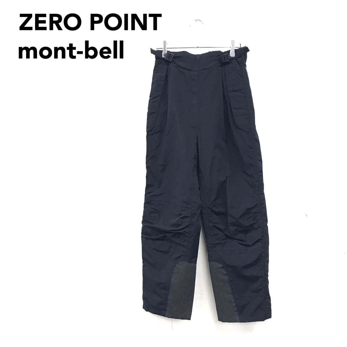2F3103-Y-N◆mont-bell ZEROPOINT モンベル スノーパンツ ウィンタースポーツ トレッキング メンズ ボトムス ◆sizeM ブラック ナイロン