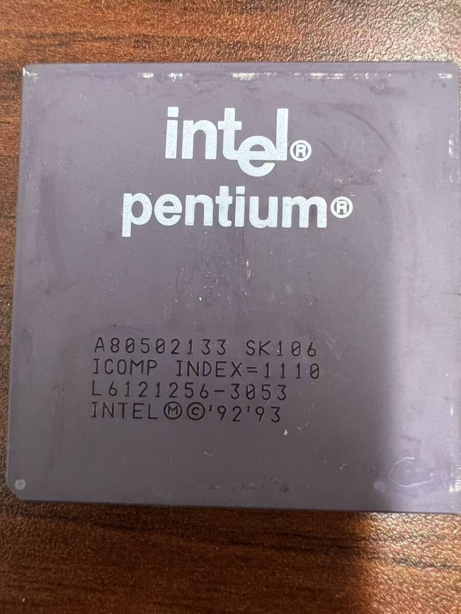 当時物 保管品 Intel Pentium A80502-133 SK106 sss iPPインテル CPU INDEX=1110 L6121256-3053 '92 '93 ジャンク品
