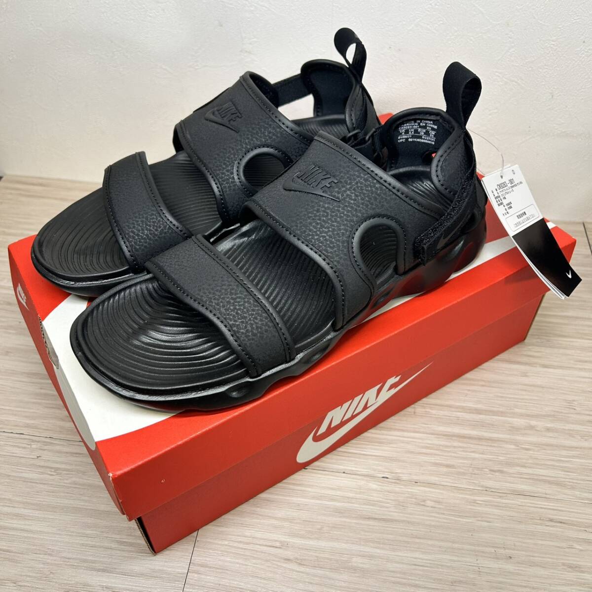 【MH-2371】未使用品 Nike サンダル CK9283-001 25cm ブラック ナイキ スポーツ アウトドア 箱付き