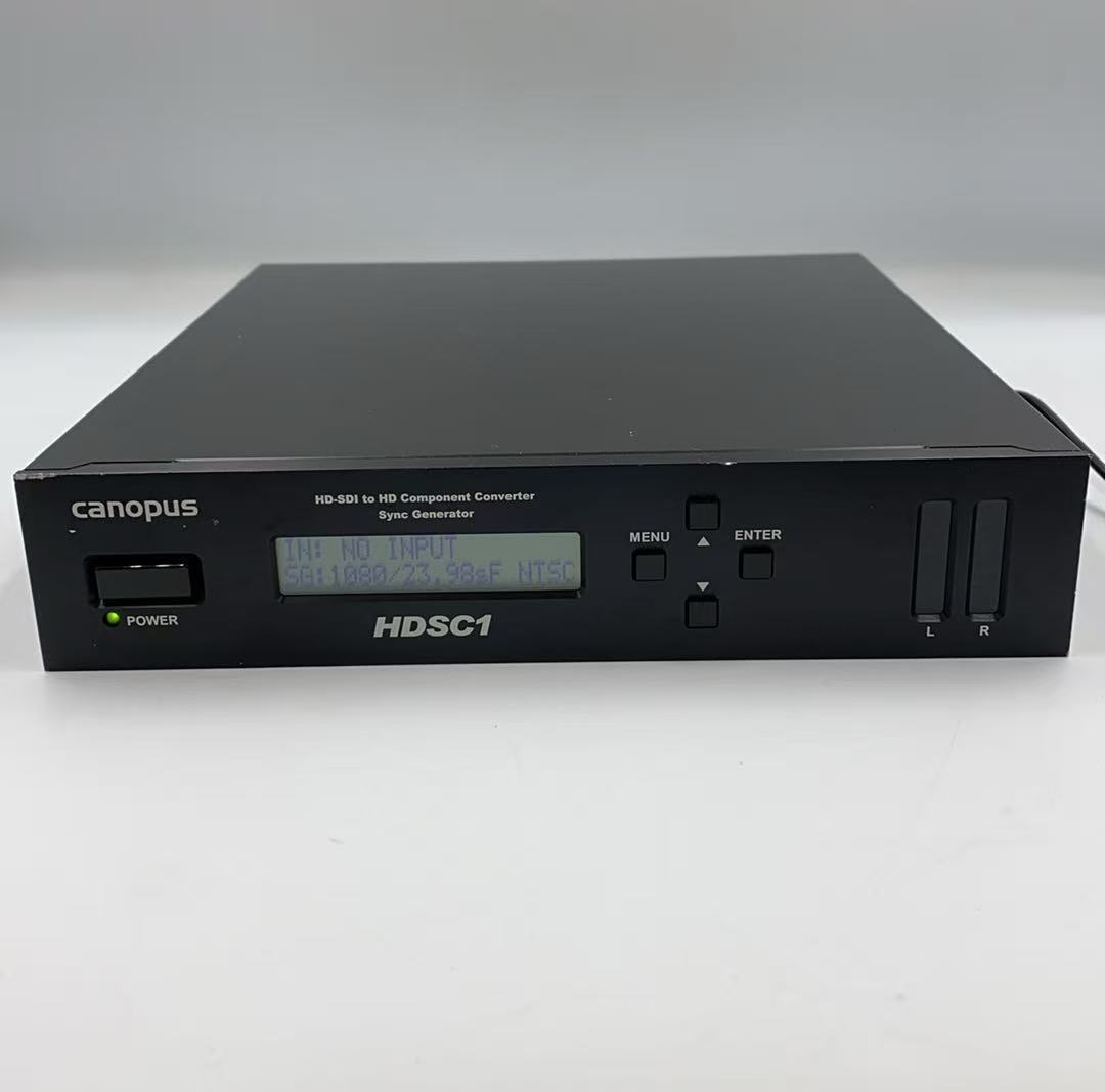 カノープス canopus HDSC1 HD-SDI to HD component converter sync generator★通電確認まで・ 現状品