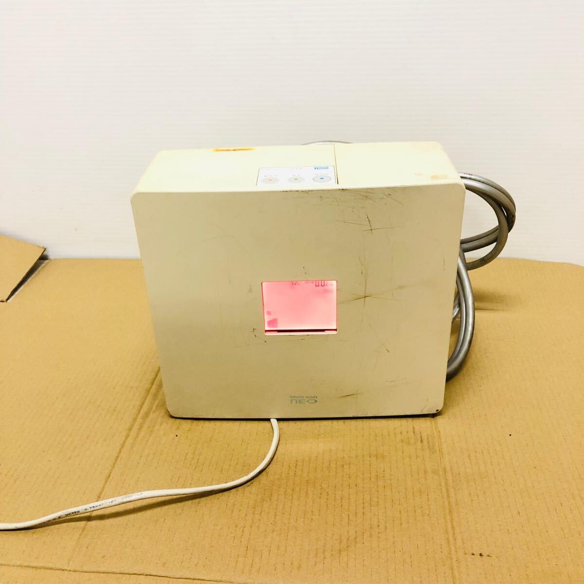 TRIM ION アルカリイオン整水器 連続式電解水生成器 トリムイオン NEO 動作品