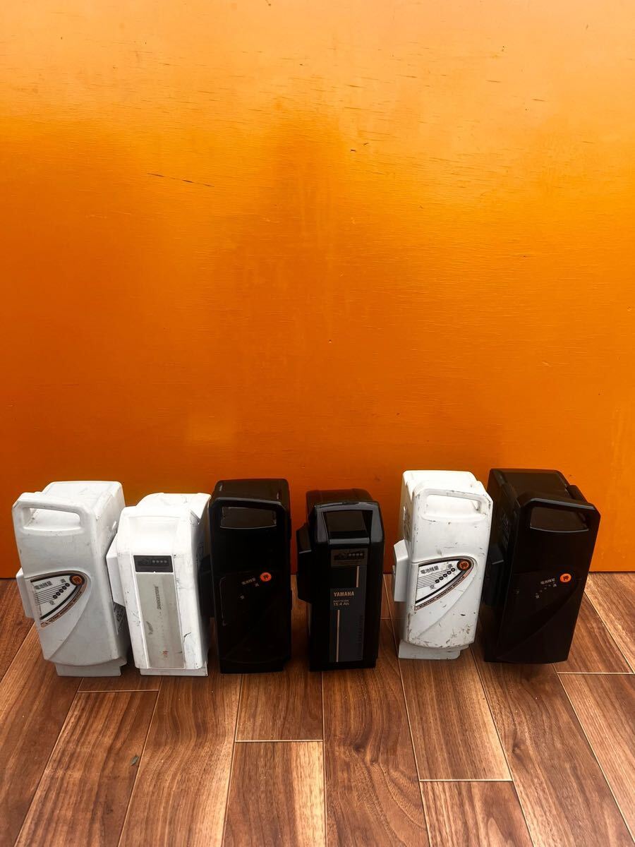 Panasonic YAMAHA 電動自転車バッテリー x6 動作未確認 現状渡し