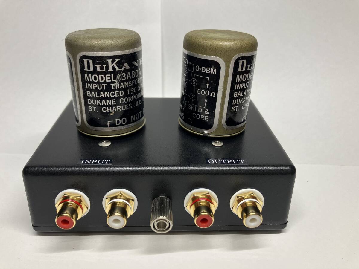 DUKANE 3A80A ライントランス　最高峰のトランス　エナメル単線＋綿ワックス被覆でケーシング　消磁処理済