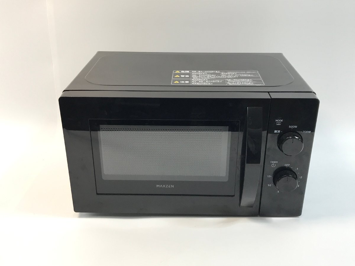 【8-7-8142】MAXZEN JM17AMD01BK 電子レンジ 2024年製 50Hz専用 動作未確認