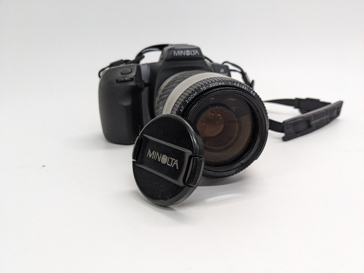 【5-3-0993】MINOLTA ミノルタ α 303si SUPER + AF ZOOM 75-300mm F4.5-5.6 ズームレンズセット