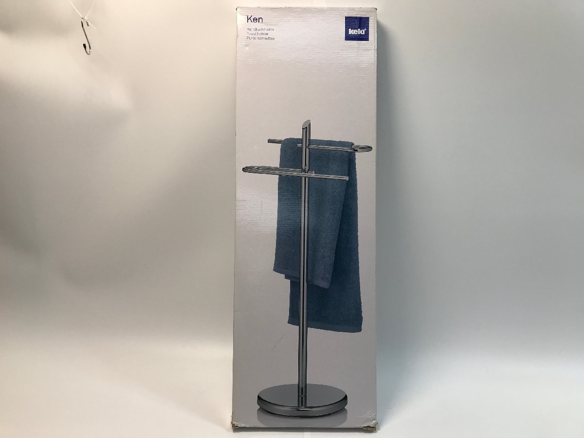 【6-3-5968】kela ケラ Ken 20539 タオルホルダー タオルハンガー 金属製 未使用品