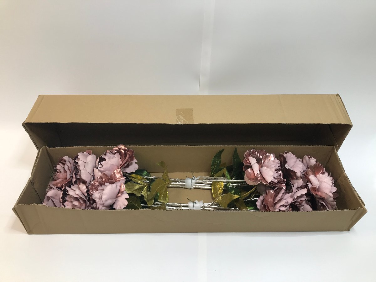 【11-7-2764】LEONARDO レオナルド ORNARE 071102 ローズ 70cm 造花 ピンク 12本セット 未使用品