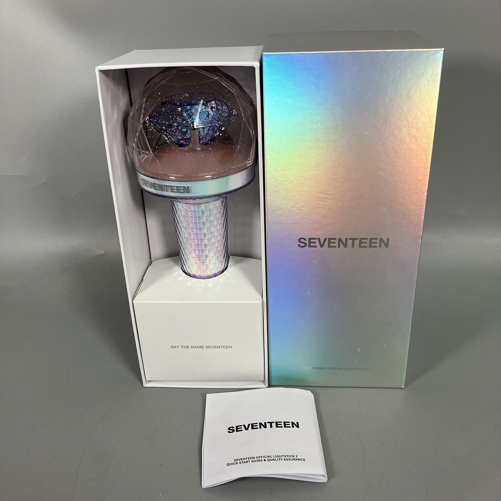 N3-014　ペンライト SEVENTEEN OFFICIAL LIGHTSTICK 2 PLEDIS K-pop グッズ 中古品