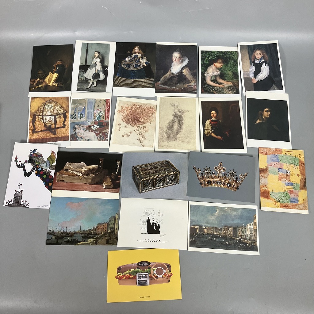 N3-109　ポストカード 絵画 美術館 西洋美術 等 21枚まとめ 中古品