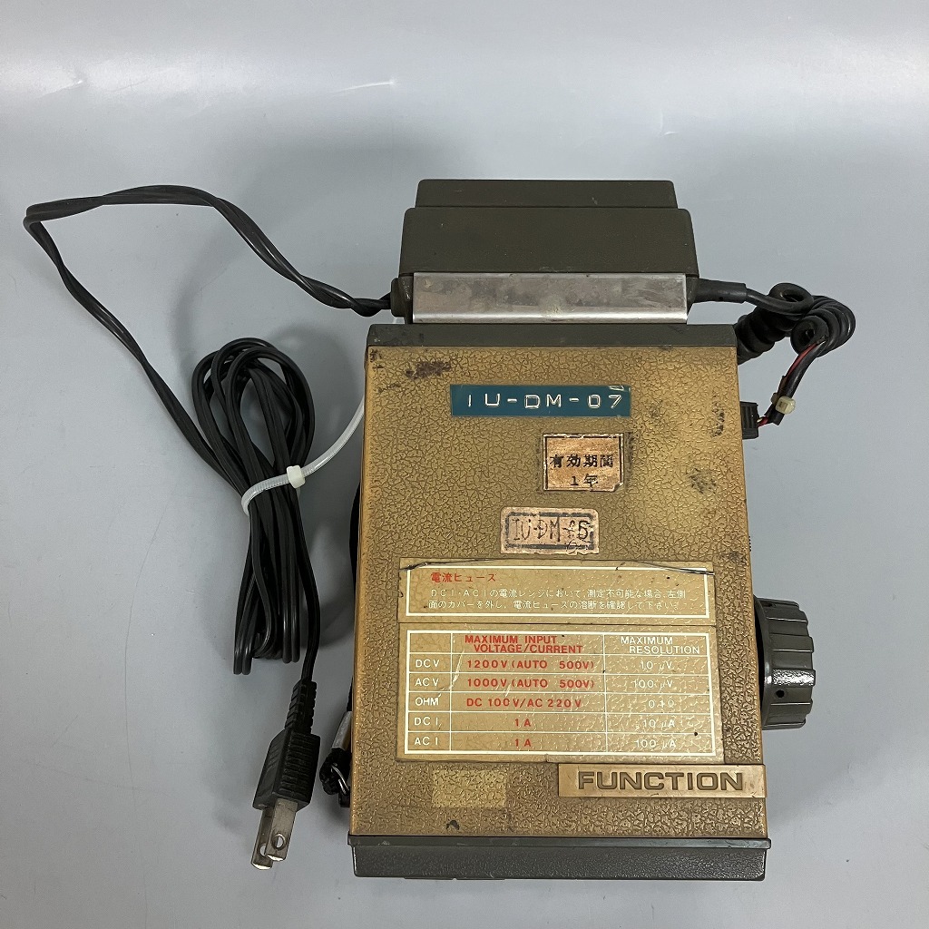 N3-150　ミニ マルチメーター TR 6355 TAKEDA RIKEN タケダ理研 当時品 通電のみ 動作未確認 中古 ジャンク