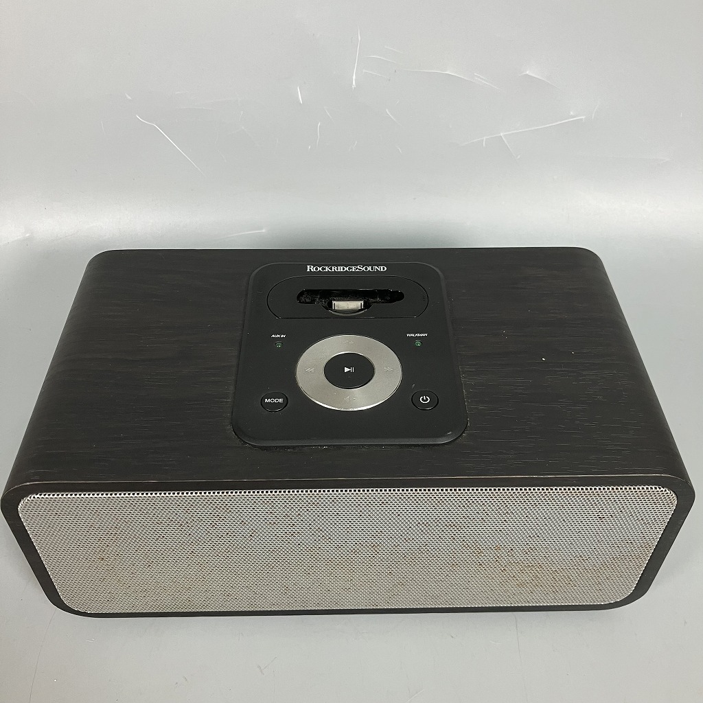 N3-179　WALKMANスピーカー スピーカー SG-W20 ROCKRIDGSOUND ロックリッジ ケーブル無し 本体のみ 通電確認 動作未確認 中古 ジャンク
