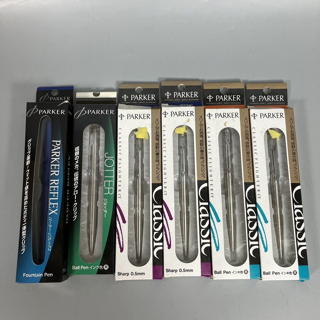 N3-276　PARKER パーカー リフレックス クラシック ボールペン シャーペン 万年筆 計6点 まとめ 中古品