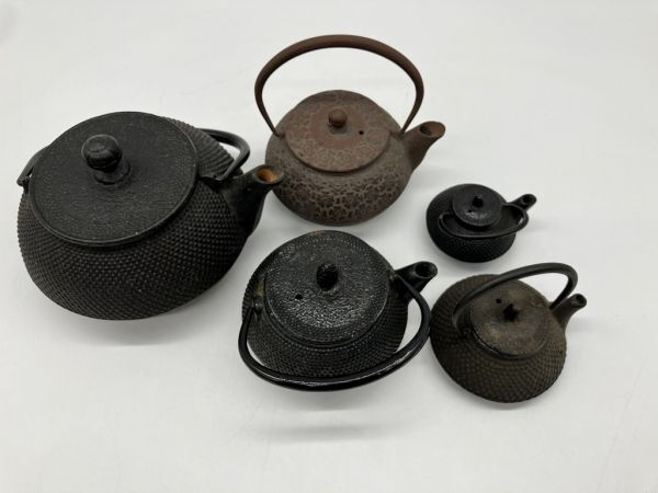 N1-233　南部鉄器 まとめ 急須 煎茶道具 急須 茶道具 湯沸 骨董品 鉄瓶 伝統工芸