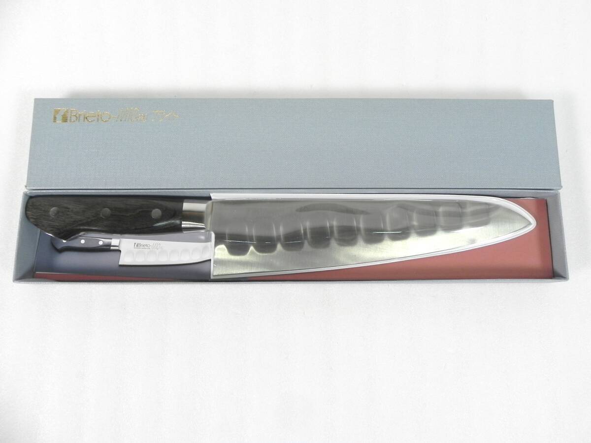 [R6696]☆未使用★片岡製作所 Brieto 洋出刃 包丁 240㎜ M10PRO