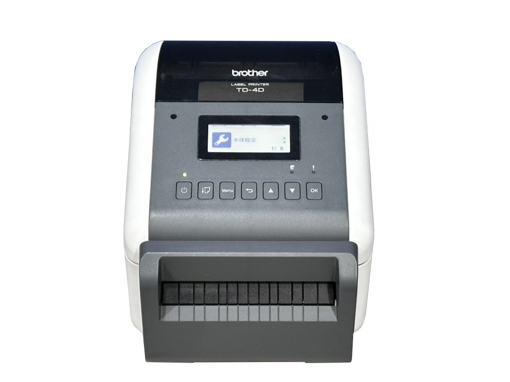 brother ブラザー TD-4550DNWB 4インチラベル モノクロ 感熱ラベルプリンター 300dpi/USB/有線LAN/Wi-Fi/Bluetooth AirPrint対応【中古②】