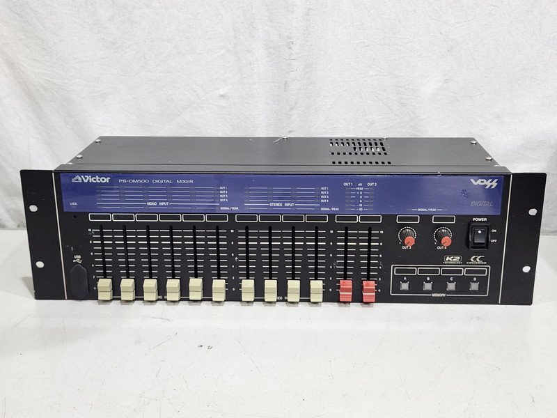 [現状品] Victor/ビクター JVCケンウッド デジタルミキサー PS-DM500 通電確認のみ (1)