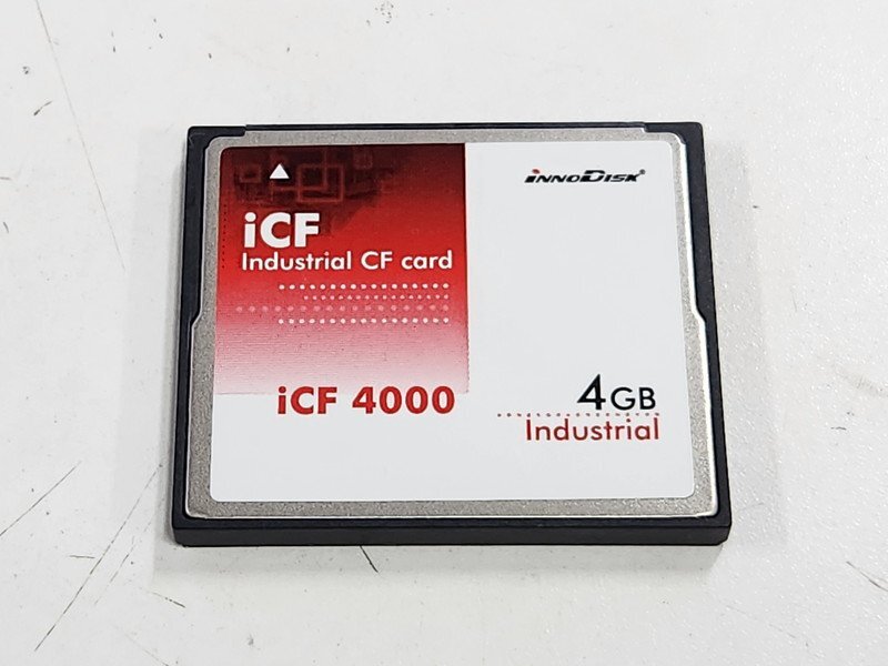 [中古] Innodisk 工業用 Industrial Grade コンパクトフラッシュ CFカード 4GB iCF4000 (DC1M-04GD31W1DB) フォーマット済み