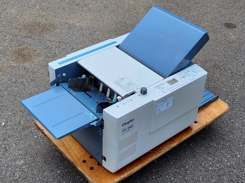 [現状品] Duplo フルオート紙折機 卓上型 デュプロフォルダー DF-980 取扱説明書付 (2)