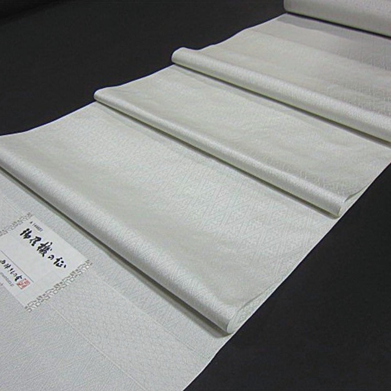 逸品　訳あり　未仕立　正絹　 西陣織高級御召着尺【御召機の証】　男女兼用