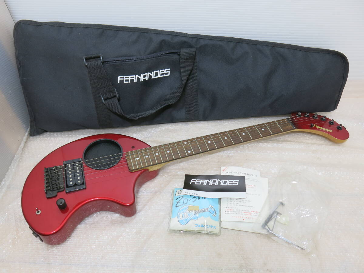 FERNANDES フェルナンデス ZO-3 芸達者 レッド アンプ内蔵 ミニギター エレキギター