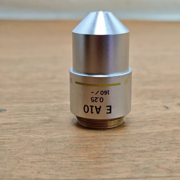 顕微鏡レンズ OLYMPUS E A10 0.25 160/- ジャンク