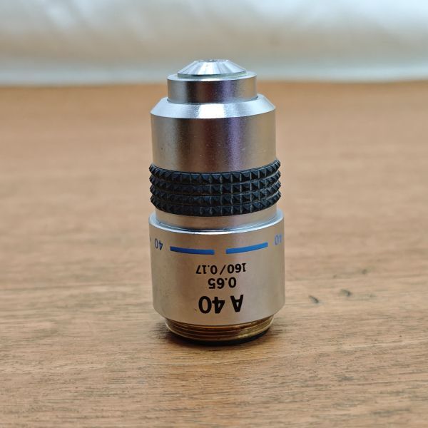 顕微鏡レンズ OLYMPUS E A40 0.65 160/0.17 ジャンク