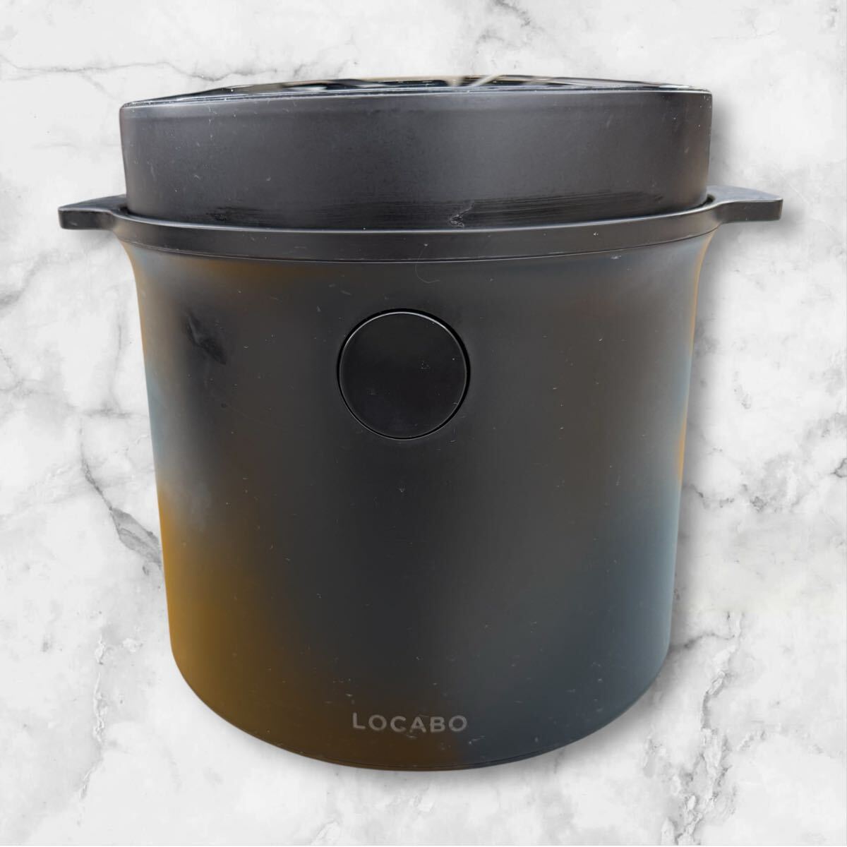 △SA 通電品 0312D LOCABO ロカボ 炊飯器 ジャー炊飯器 糖質カット ブラック JM-C20E-B 2022年製 