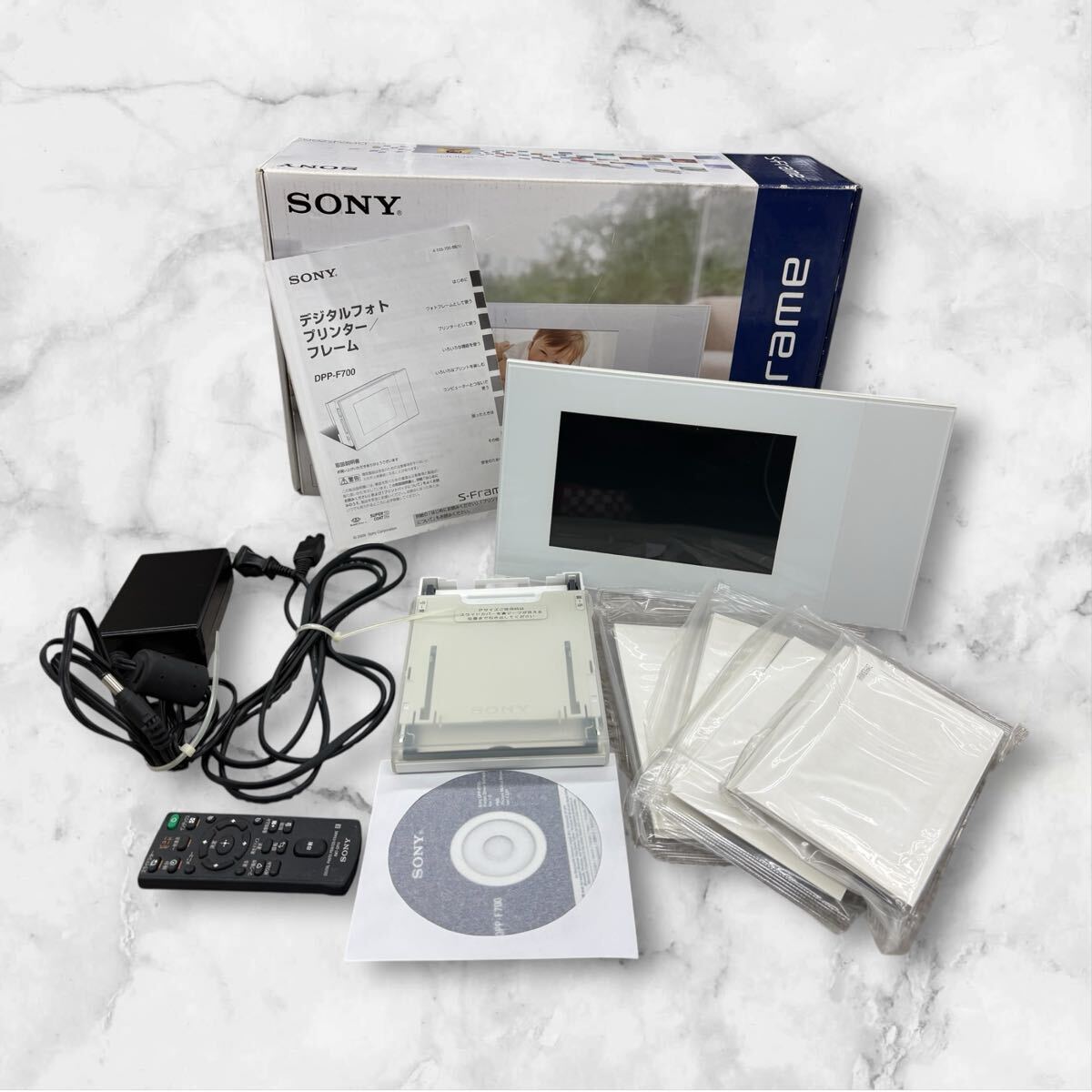 〇a 0322D 動作未確認 ソニー デジタルフォトフレーム/プリンター DPP-F700 S-Frame SONY デジタルフォトプリンター 