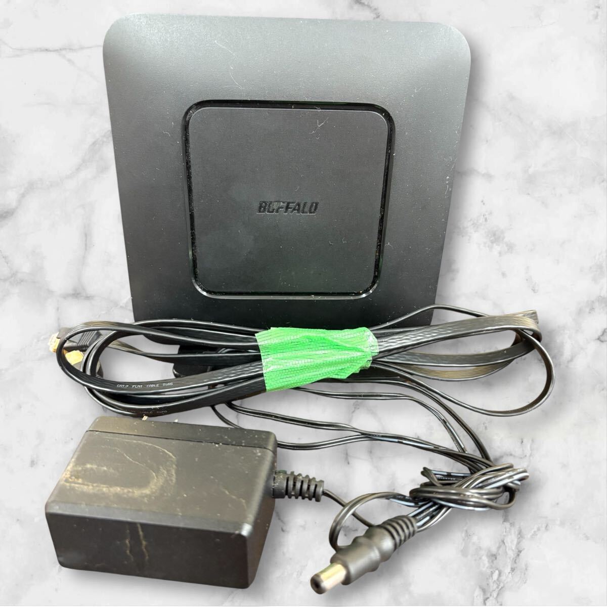 △a 0328 通電品 BUFFALO ルーター ブラック WSR-1800AX4S/DBK バッファロー