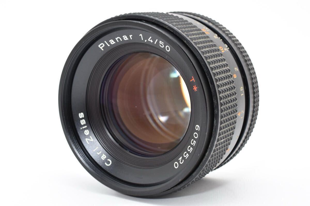 極上品 CONTAX コンタックス Carl Zeiss Planar 50mm F1.4 T* レンズ (823)