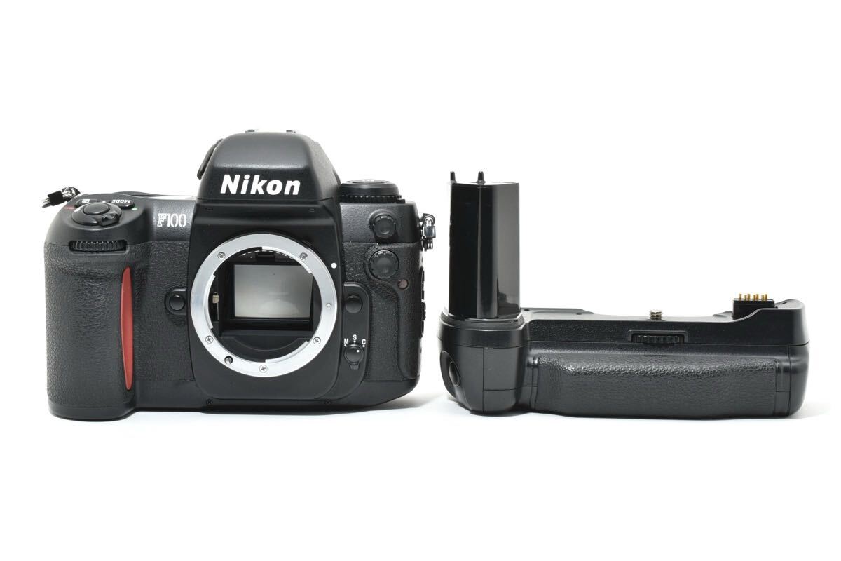 【極上品】Nikon ニコン F100 ボディ 一眼レフフィルムカメラ【MB-15 パワーバッテリーパック付き】(845)