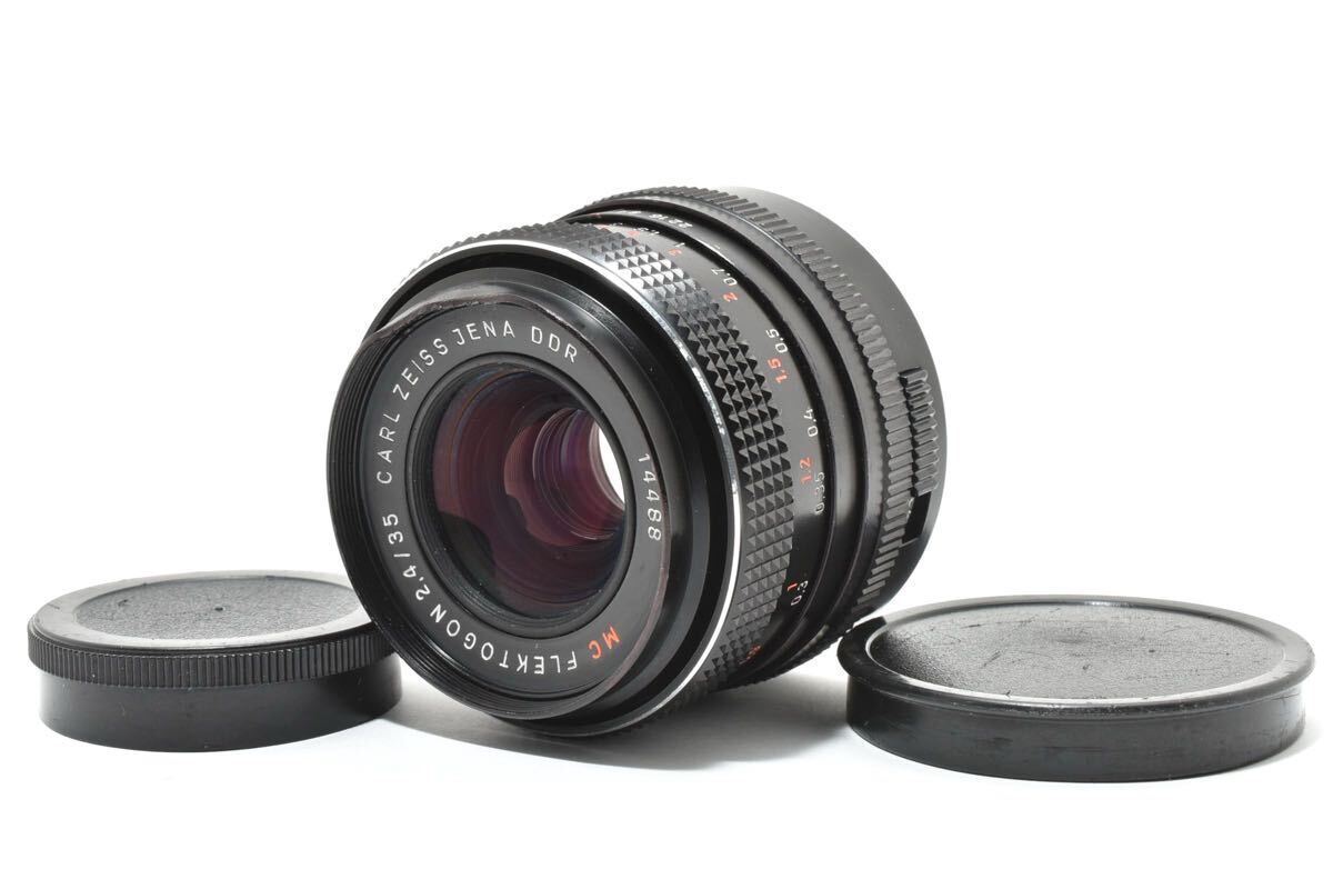 CARL ZEISS カールツァイス JENA イエナ DDR MC FLEKTOGON フレクトゴン 35mm F2.4 M42 レンズ【キャップ付き】(849)