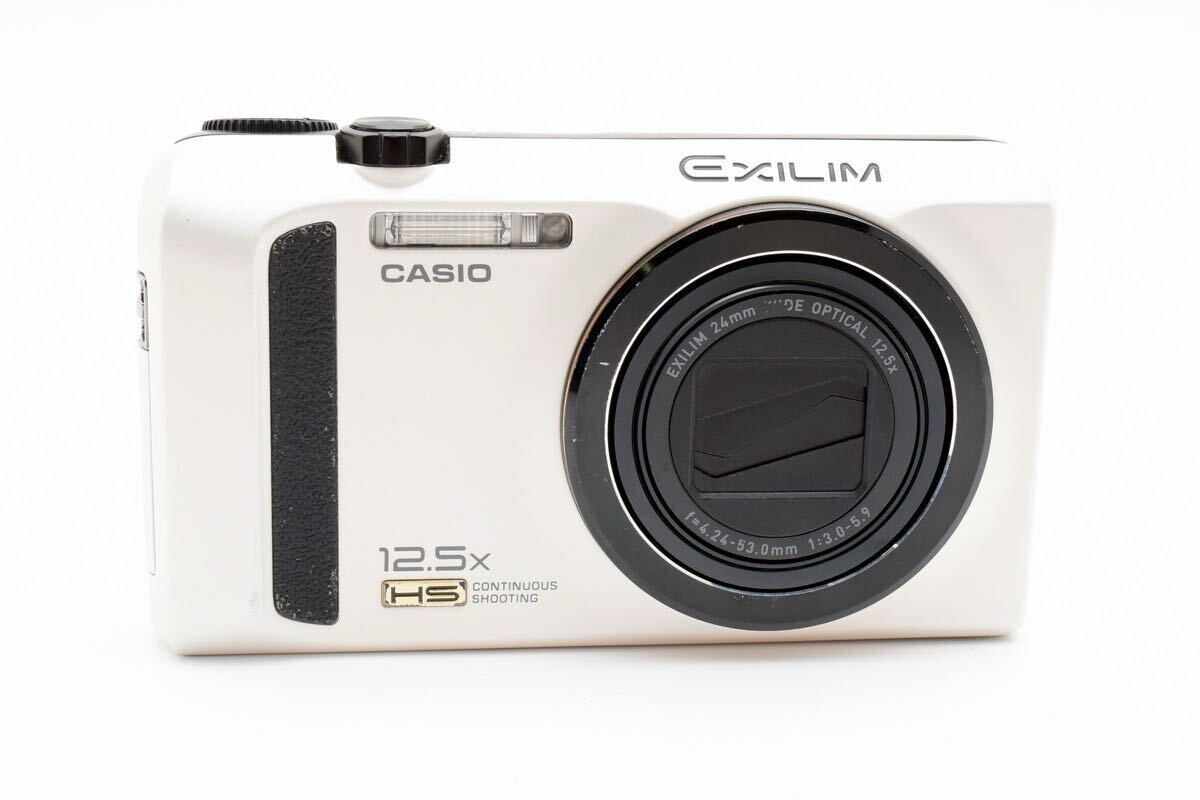 CASIO カシオ EXILIM EX-ZR100 ホワイト コンパクトデジタルカメラ エクシリム (867)