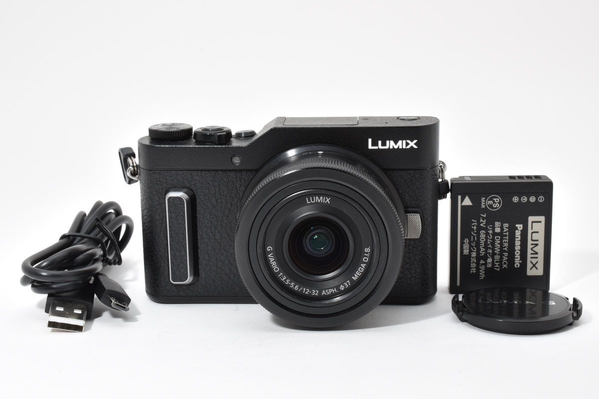 ★ショット数2937回★ ★美品★ パナソニック Panasonic LUMIX DC-GF10 ブラック + G VARIO 12-32mm F3.5-5.6 RYM5337#345