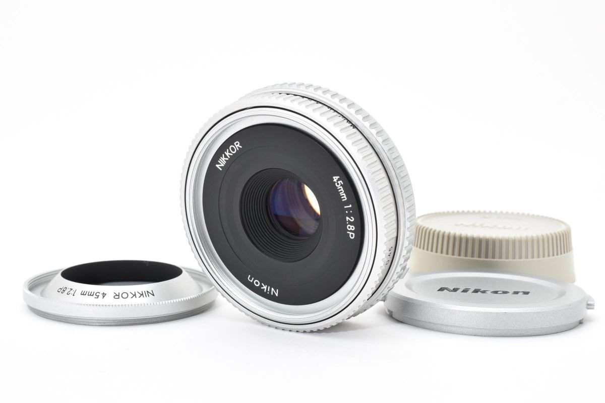 ★美品★ ニコン Nikon Ai-S NIKKOR 45mm F2.8 P シルバー ARYM5663#438