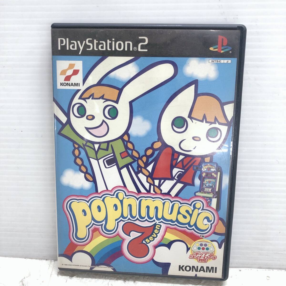 ★【在庫処分価格】PS2 ポップンミュージック7 コナミ プレイステーション2 ソフト プレステ2 現状品☆C3-371J