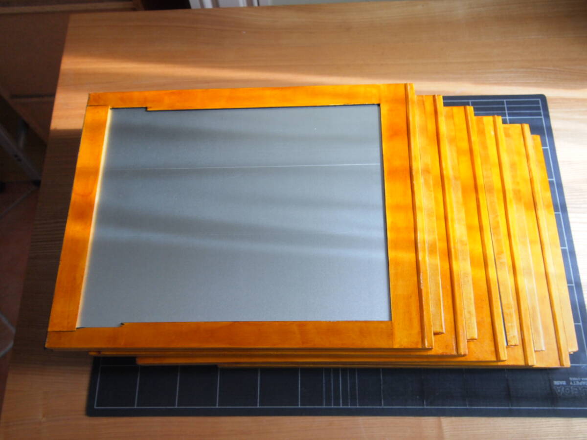 フィルムホルダー　１１ｘ１４　メーカー不明　木製　５枚セット　