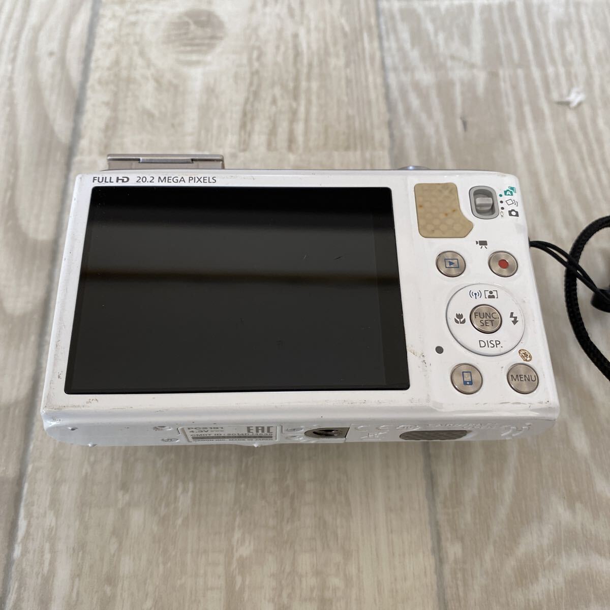 ★ジャンク★ Canon PowerShot SX610 HS ホワイト×ゴールド レンズエラー表示 本体のみ 部品取り・修理ベース